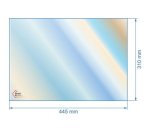 00403  805003 - Vitre réfractaire Vitrocéramique 445x310 mm de foyer Panadero Atlas 58,30 €