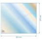 805048 - Vitre réfractaire Vitrocéramique 323x275 mm de poele Panadero E-30