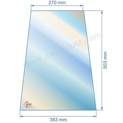 00427  508037 - Vitre réfractaire Vitrocéramique 503x383/270 mm de poele Panadero Garden 85,20 €
