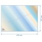 805087 - Vitre réfractaire Vitrocéramique 478x337 mm de poele Panadero Zinc