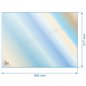 805132 - Vitre réfractaire Vitrocéramique 300x217 mm de poele Panadero Coral 3V
