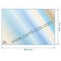 Vitre réfractaire Vitrocéramique 643x430 mm 017515 Godin Vitre réfractaire Vitrocéramique 643x430 mm 017515 Godin