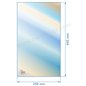 Vitre réfractaire Vitrocéramique 445x258 compatible avec Deville - 1251114300 Vitre réfractaire Vitrocéramique 445x258 compatible avec Deville - 1251114300