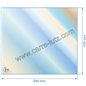 Vitre réfractaire Vitrocéramique 544x476 mm non sérigraphiée compatible avec Deville - P0052135 