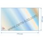 Vitre réfractaire Vitrocéramique 775x465 mm P0052514  non sérigraphiée Deville