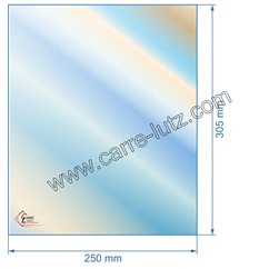 00479  Vitre réfractaire Vitrocéramique 305x250 mm P0052994 Deville 61,50 €