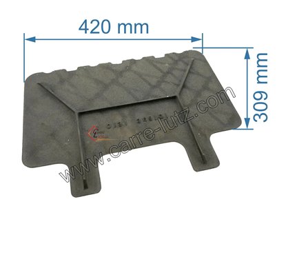 10131369101 - Déflecteur de foyer pour convecteur Godin 369101