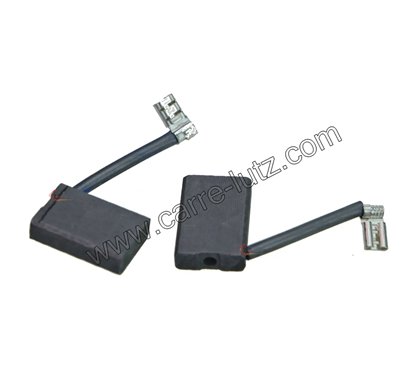 Jeu de charbon moteur 6,3x16x23 mm