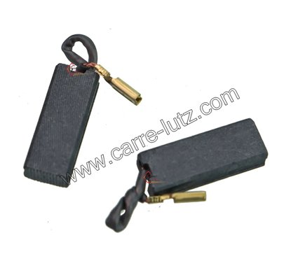 Jeu de charbon moteur 6,3x10x26 mm