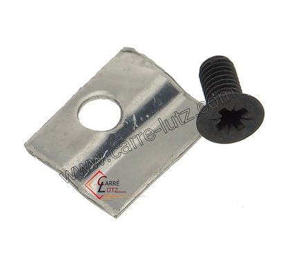 12071315218 - Fixe vitre inox inferieur de convecteur Godin 3152