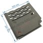 20369362101 - Support de foyer gauche nouveau modèle de convecteur Godin