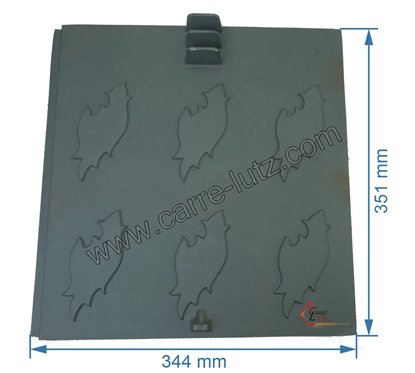 20160325801 - Plaque arrière pour insert Godin 3257 3258 3273 Lavadin 630104