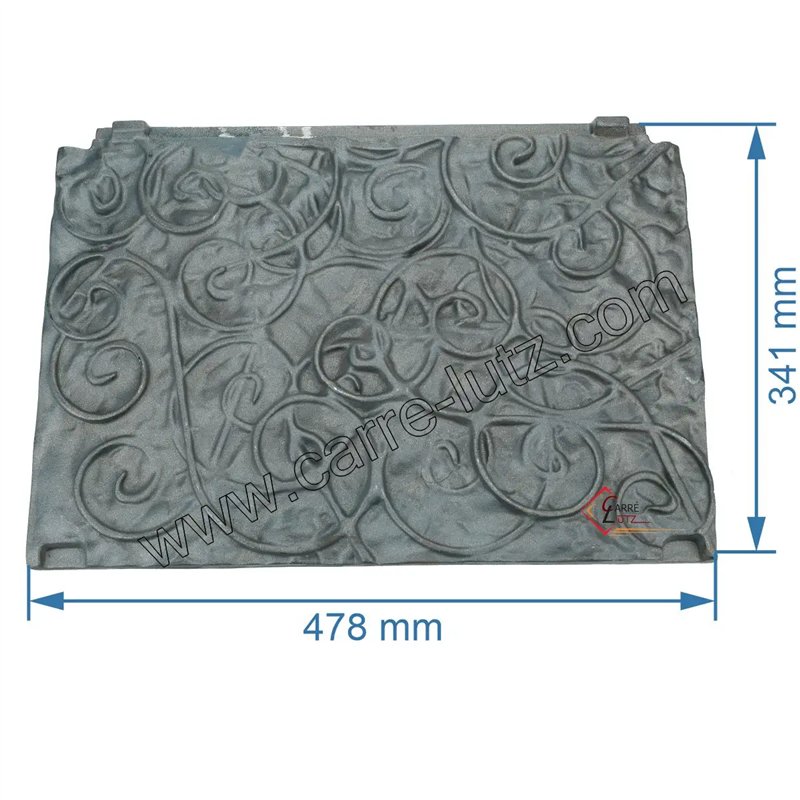 704877  CH101601210 - Plaque arriére de foyer de convecteur Godin 1210 1220 196,90 €