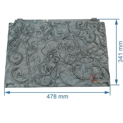 704877 CH101601210 - Plaque arriére de foyer de convecteur Godin 1210 1220 196,90 €