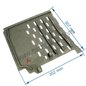 20369310100 - Support foyer gauche de convecteur Godin 3101