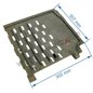 20368310100 - Support foyer droit de convecteur Godin 3101