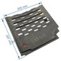 20369362101001 - Support de foyer gauche de convecteur Godin 