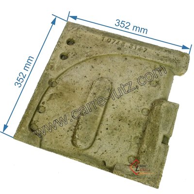 704897  00001306101 - Brique gauche 207483147 de convecteur Godin 3147 122,20 €