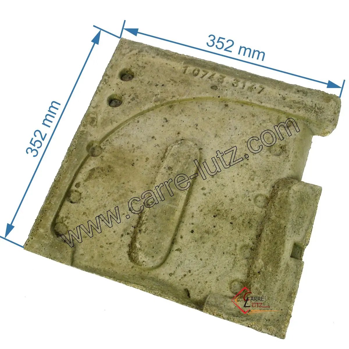 704897  00001306101 - Brique gauche 207483147 de convecteur Godin 3147 122,20 €