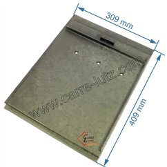 704907  10168350104 - Plaque de foyer arrière droite de convecteur Godin 350104 194,20 €