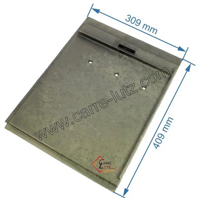 704907 10168350104 - Plaque de foyer arrière droite de convecteur Godin 350104 194,20 €