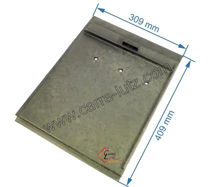 704907  10168350104 - Plaque de foyer arrière droite de convecteur Godin 350104 194,20 €