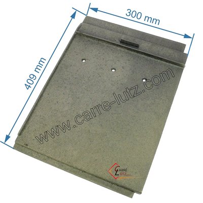 704908  10167350104 - Plaque de foyer arrière gauche de convecteur Godin 350104 185,00 €