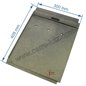 10167350104 - Plaque de foyer arrière gauche de convecteur Godin 350104