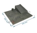 704915  10167368101001 - Plaque de foyer arrière gauche pour convecteur Godin 368101 68,40 €