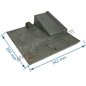 10167368101001  - Plaque de foyer arrière gauche pour convecteur Godin 368101