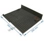 Plaque de foyer arrière 10164363102053 pour convecteur Godin 363102