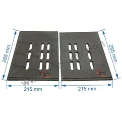 Grille de foyer droite et gauche pour insert Godin 3178