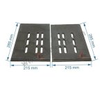 704955  Grille de foyer droite et gauche pour insert Godin 3178 97,00 €