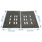 Grille de foyer droite et gauche pour insert Godin 3178