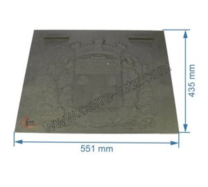 10160515200 - Plaque arrière pour insert bouilleur Godin 5152