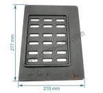 704986  Grille de foyer pour insert Godin 3277 39,70 €