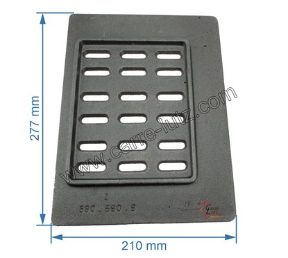 Grille de foyer pour insert Godin 3277