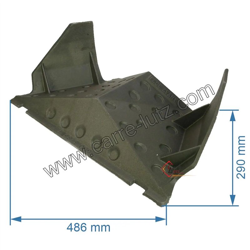 704987  10131660116053 - Déflecteur de foyer pour insert Godin 133,70 €