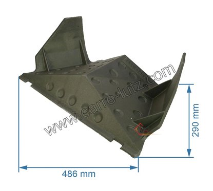 10131660116053 - Déflecteur de foyer pour insert Godin