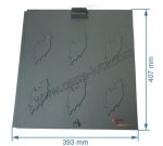 704989  101603268 - Plaque arrière 20160326800 pour insert Godin 3268 3283 62,40 €