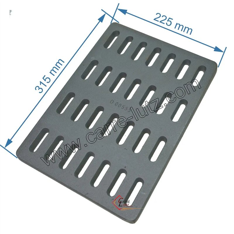 704765  20214315501 - Grille de fond pour insert Godin, 3258, 3268, 665103, 665303, foyer 3273, 3283, Chamonix V1 350104, Cha...