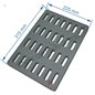 20214315501 - Grille de fond pour insert Godin, 3258, 3268, 665103, 665303, foyer 3273, 3283, Chamonix V1 350104, Chamonix XXL 3