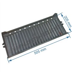 Brique conduit d'air 13906660125000 pour insert Godin 660125
