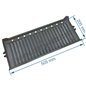 Brique conduit d'air 13906660125000 pour insert Godin 660125