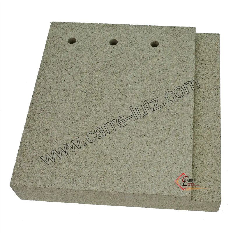 Plaque arrière droite vermiculite 210x220x40 Oranier Skagen