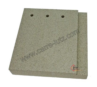 70529036  Plaque Arrière droite vermiculite 210x220x40 Oragnier Skagen 26,90 €