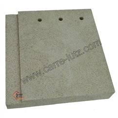 70529037  Plaque Arrière gauche vermiculite 210x220x40 Oragnier Skagen 26,90 €