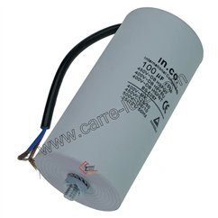 230055  Condensateur permanent à fils 100 MF 450V 21,60 €