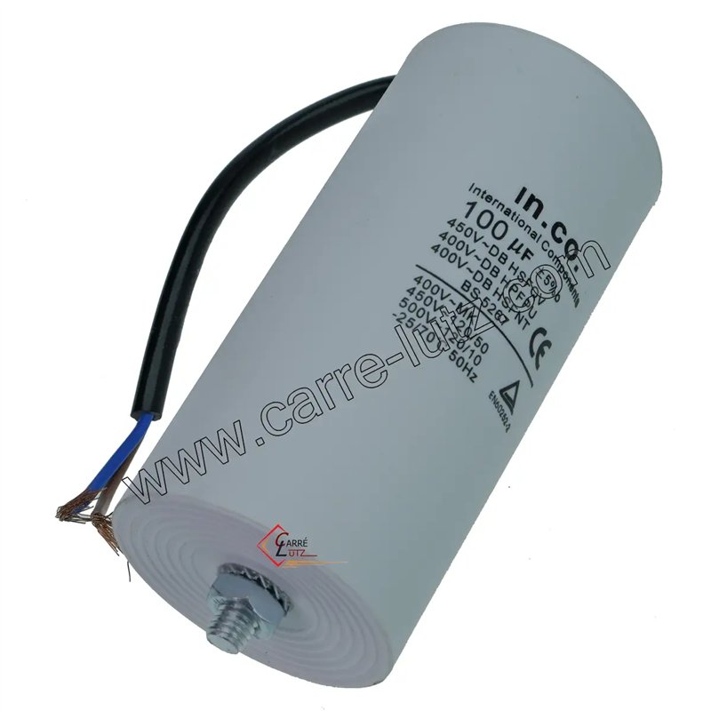 230055 Condensateur permanent à fils 100 MF 450V 21,60 € 230055 Condensateur permanent à fils 100 MF 450V 21,60 €
