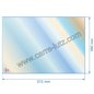 Vitre réfractaire Vitrocéramique 572x390 mm Godin 3164